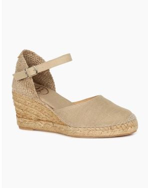 Toni Pons Caldes Wedge Heel Espadrille Sandals - Natural