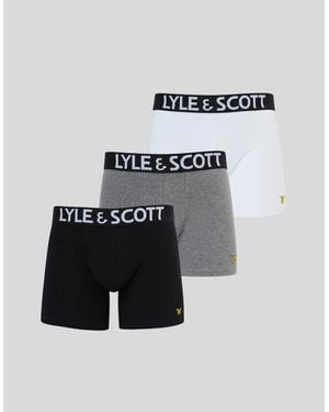 Lyle & Scott Trunk With Wide Satin Waistband - Black