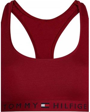 Tommy Hilfiger Original Cotton Bralette, Rhubarb - Red