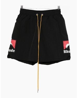 Rhude Moonlight Logo Shorts - Black