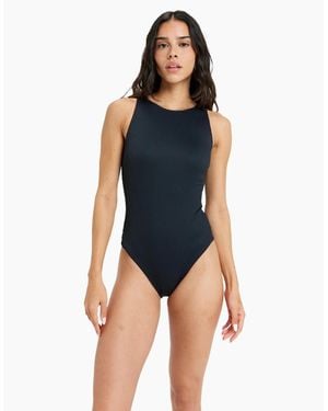 Roxy Love Athletic One Piece Swimsuit - Blue
