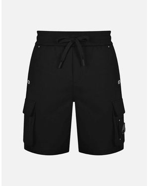 Moose Knuckles Cotton Hartsfield Cargo Shorts - Black
