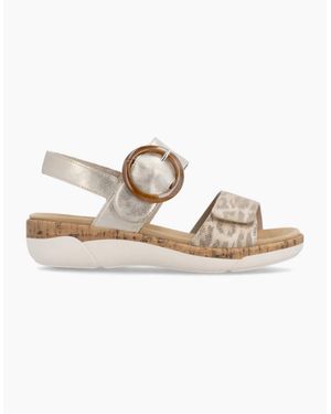 Remonte R6853 Ankle Strap Sandals - White