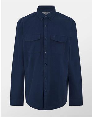 Original Penguin Regular Fit Long Sleeve Shirt - Blue