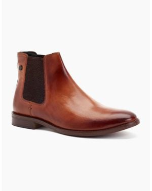 Base London Virgil Ankle Boots - Brown