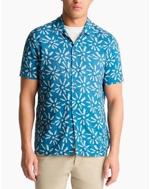Remus Uomo Paolo Short Sleeve Shirt - Blue