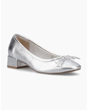 Hush Puppies Silvia Ballerina Court - White