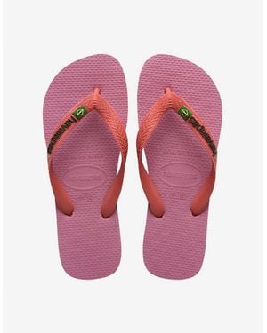 Havaianas Brasil Flip Flops - Pink