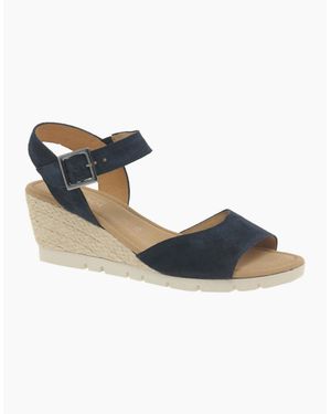Gabor Nieve Wedge Heel Sandals - Blue
