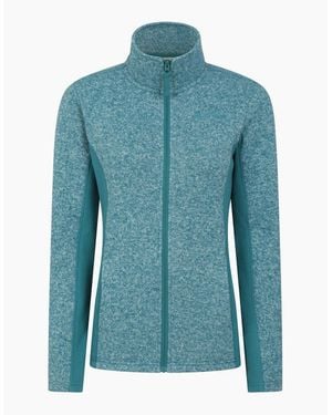 Mountain Warehouse Ladies Idris Panelled Fleece Jacket - Blue