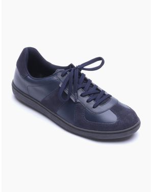 Base London London Tommo Leather Trainers - Blue