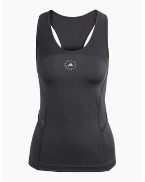 adidas Scoop Neck Sleeveless Jersey Y-Tank - Black