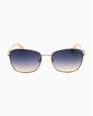 Guess Shiny Rose Sunglasses - Blue