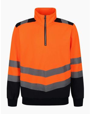 Regatta Professional Quarter Zip Hi-Vis Vest - Orange