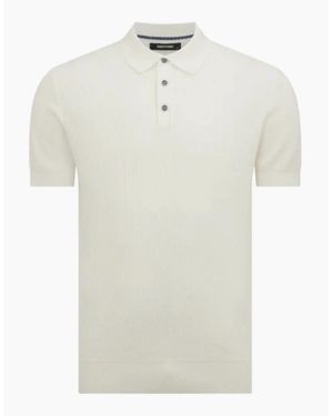 Remus Uomo Knitted Polo 18826 01 - White