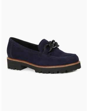 Gabor Squeeze Loafers - Blue