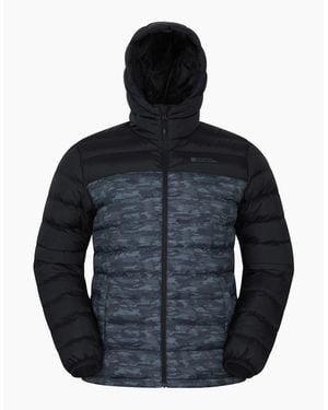 Mountain Warehouse Seasons Ii Camo Padded Jacket - Blue