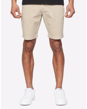 Duck and Cover Duck And Cover Moreshore Chino Shorts Stone - Natural
