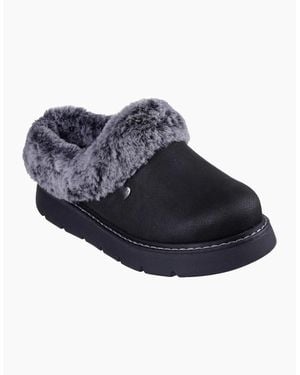 Skechers Bob Keepsakes Lite Slip On Memory Foam Slipper - Blue