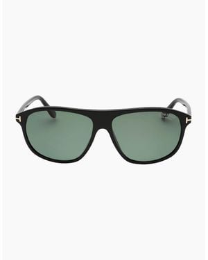 Tom Ford Prescott Polarized Lens Shiny Sunglasses - Green