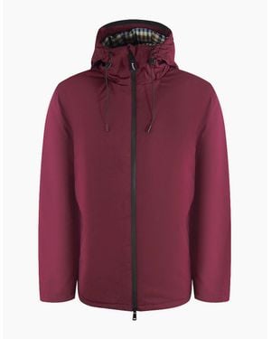Aquascutum Activehellid Parka Cordovan Burgundy Parka Jacket - Purple