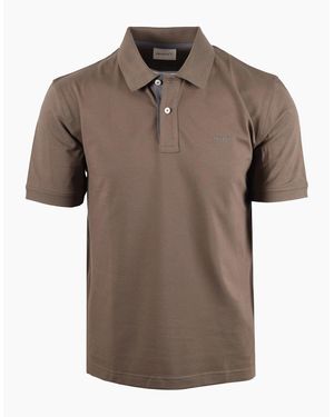 GANT Contrast Polo Shirt - Brown
