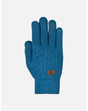 Trespass Ladies Kollie Knitted Gloves - Blue