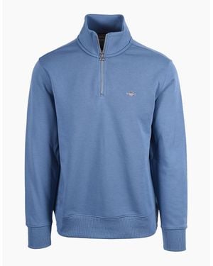 GANT Reg Shield Half Zip Horizon - Blue
