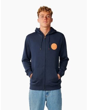 Rip Curl Rip Curl Streamline Zip-Thru Hoodie - Blue