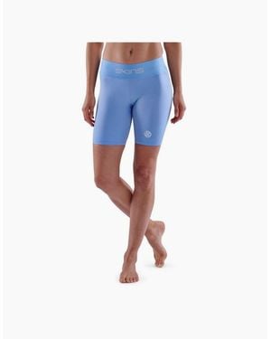 Skins Series 1 Skinny Fit Athletic Shorts - Blue