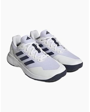 adidas Trainers Game Court 2 M Lace Up Tennis Shoes Running Trainers - White
