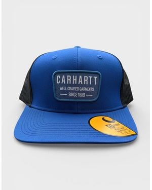 Carhartt Carhartt Logo Trucker Cap - Blue