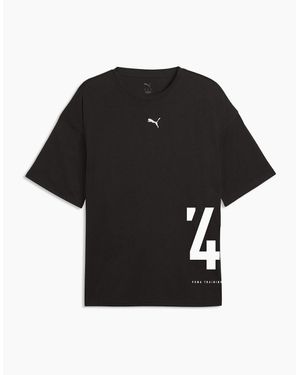 PUMA Graphic Oversized T Shirt - Black