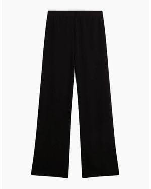 Ted Baker Gorjja Piping Detail Wide Leg Crepe Trouser - Black