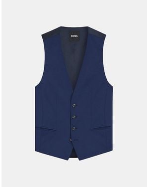 BOSS H-Huge-Vs-Mm-C-224 Slim-Fit Waistcost - Blue