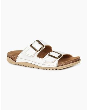 Lotus Trento Sandals - White