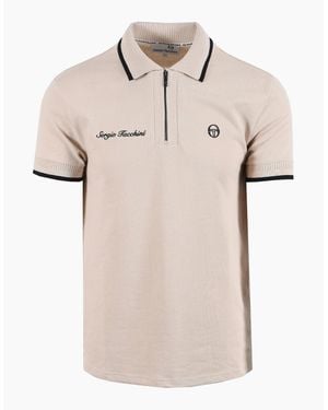 Sergio Tacchini Davide Polo Shirt Peyote - Natural