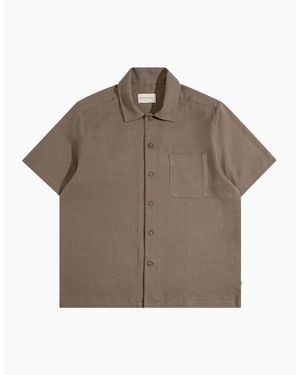Far Afield Busey Textured Shirt - Brown