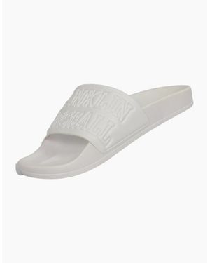 Franklin & Marshall Ua985 Rubber Sliders - White