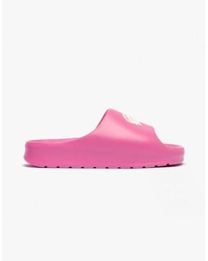 Lacoste Croco 2.0 Cushioned Sliders/Off - Pink