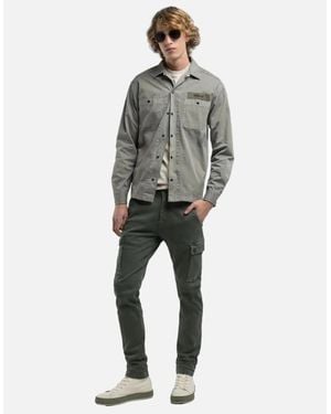 Replay Jaan Cargo Trousers 030 Military - Grey