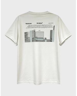 Off-White c/o Virgil Abloh Hs Printed Short Sleeve Tee - Grey