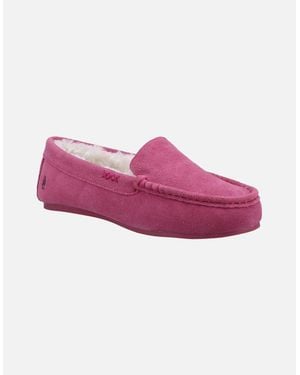 Hush Puppies Annie Mocassin Slipper - Pink