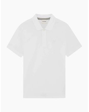 Lyle & Scott Lyle & Scott Pintuck Cuff Polo Shirt - White