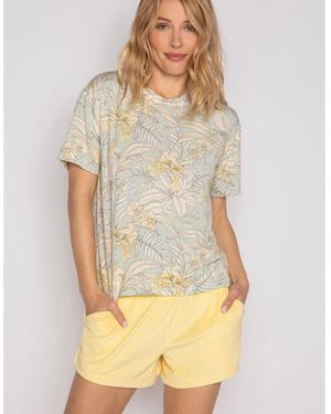 Pj Salvage Salvage Tropical Shirt - Yellow