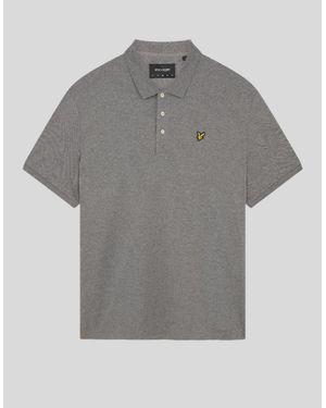 Lyle & Scott Cotton Polo Shirt - Grey