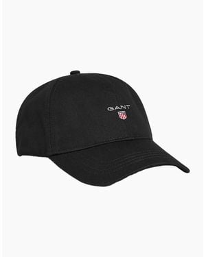 GANT Twill Baseball Cap - Black