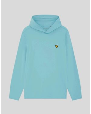 Lyle & Scott Performance Hooded Midlayer - Blue