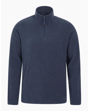 Mountain Warehouse Camber Ii Half Zip Fleece Top - Blue