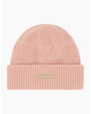 SealSkinz Gressenhall Roll Cuff Beanie - Pink